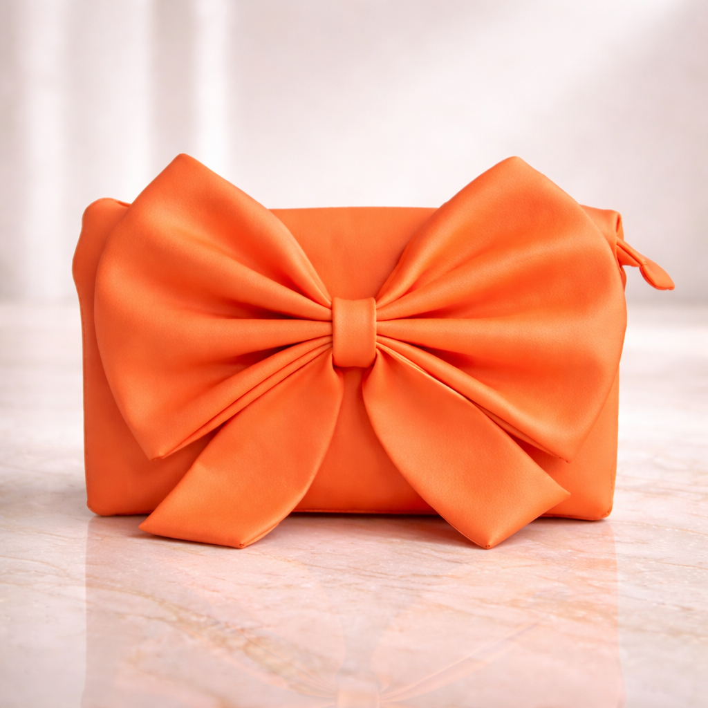 Elegant Bow Knot Handbag – Yellow